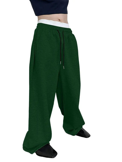 Straight Loose Fit Multi-pocket Joggers