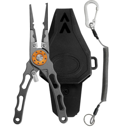 Multifunctional Aluminum Alloy Fishing Pliers & Hook Remover Tool