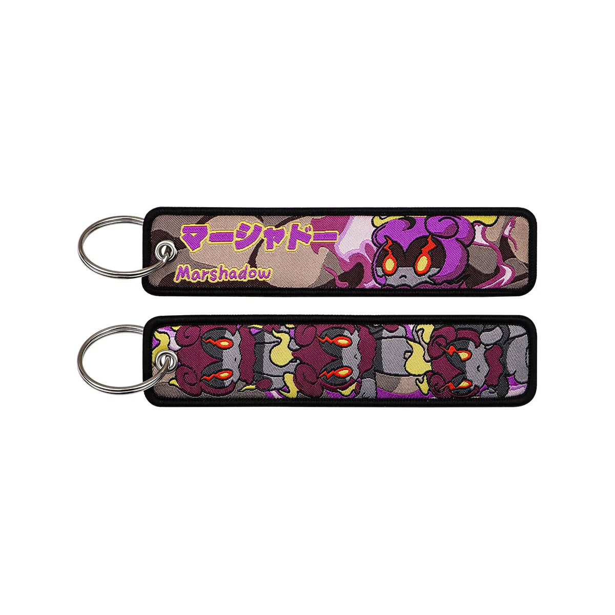 Japanese Anime Embroidered Fob Jet Tag Keychain