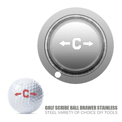 Stainless Steel Golf Ball Line Marker Stencil