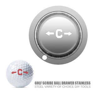 Stainless Steel Golf Ball Line Marker Stencil