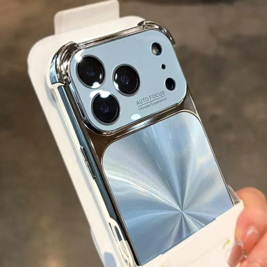CD Texture Laser Aesthetic Case For iPhone