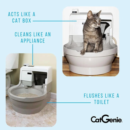 Smart Self-Cleaning & Self-Washing Automatic Cat Litter Box with App Control