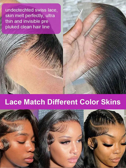 Body Wave 13x6 Lace Frontal Wig Human Hair