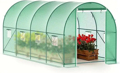 Outdoor Heavy Duty Large Walk-in Green Garden House