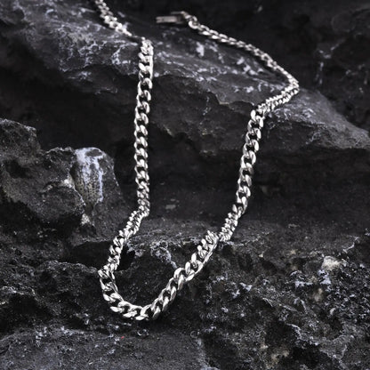 Vnox Steel Cuban Chain Necklace
