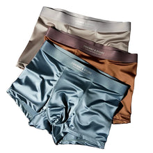 4PCS Light Satin Silk Breathable Boxers