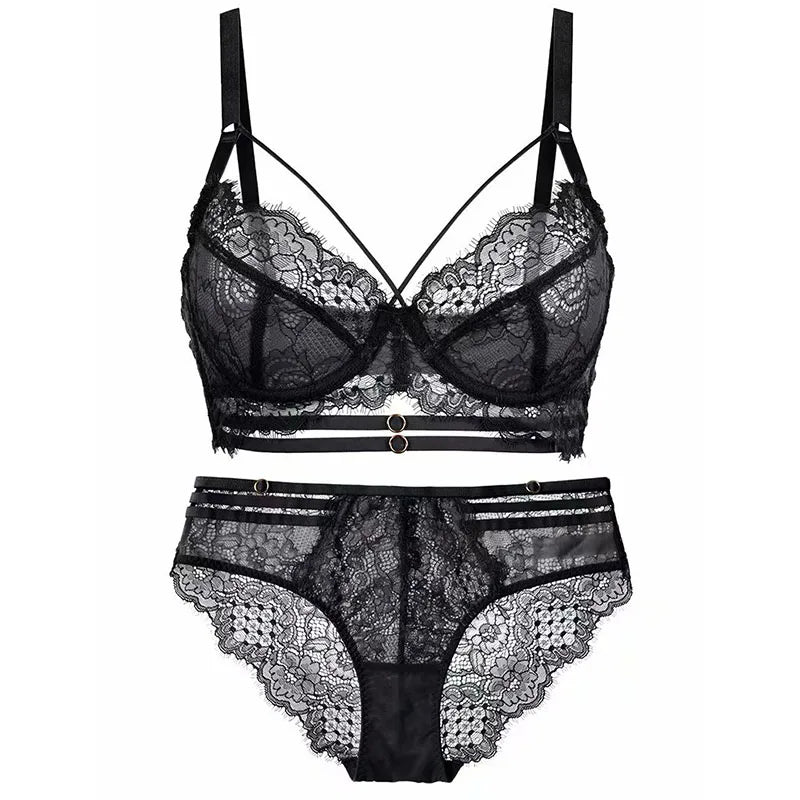 Logirlve Ultra-thin Cup Bra Underwear Set