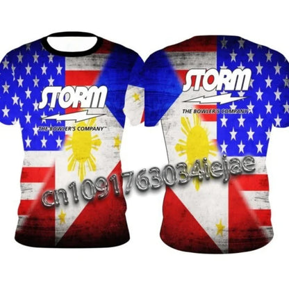 Storm Sugar Skull Rainbow Performance Bowling Jersey