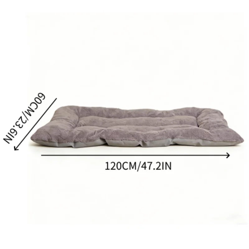 Plush Dog Bed Sofa & Thickened Pet Crate Mat