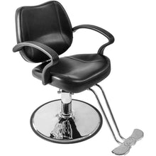 Beauty Salon Barber Chair with 6'' Adjustable Seat Height & 360 Degree Rolling