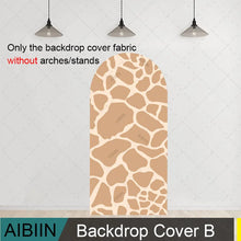 Giraffe Print Arch Backdrop Cover Party Decorations