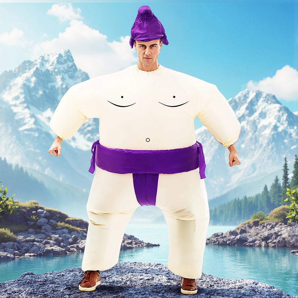 Fancy Funny Mascot Astronaut ET Inflatable Alien Costume Suit - Adult Blow-Up Outfit for Halloween, Purim & Cosplay