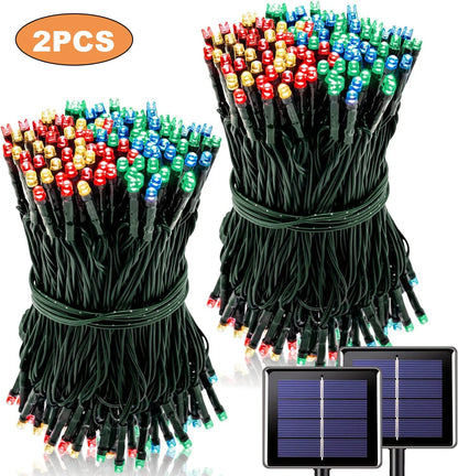 Outdoor Solar String Lights (100 LED / 8 Lighting Modes)