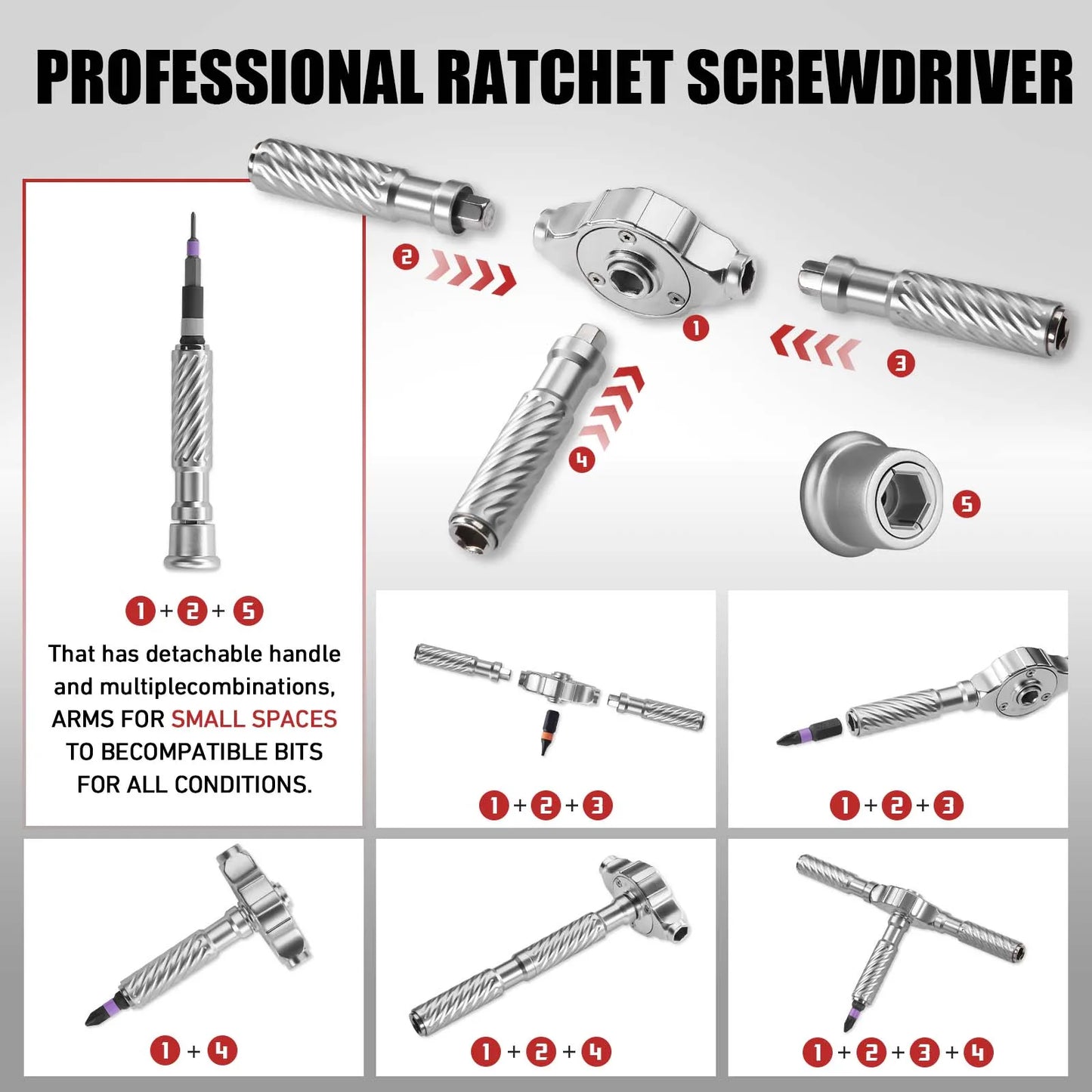 VMAN 66 in1 Multifunction Ratchet Screwdriver Set