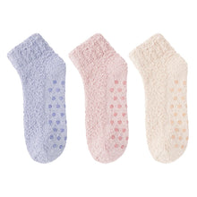 3 Pairs Non-Slip Coral Floor Socks