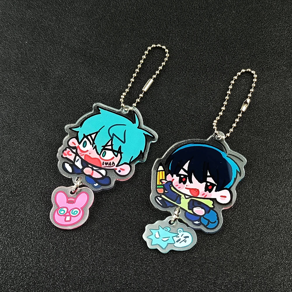2-Piece Alien Stage Ivan & Till Anime Acrylic Keychain Set