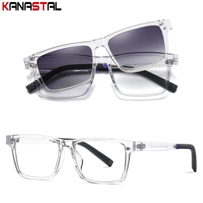TR90 Eyeglasses Frame Blue Light Blocking Clear Lense Glasses