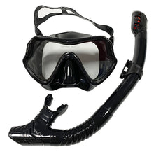 Anti-Fog Silicone Tempered Glass Snorkeling Mask