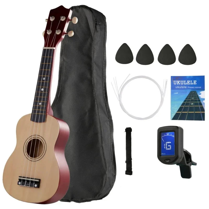 21" Basswood Small Acoustic 4 Strings Guitar