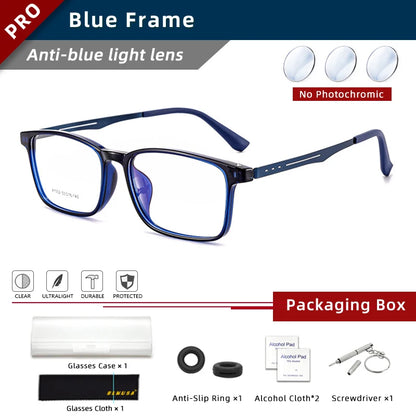 Ultra-Light Titanium Photochromic Multifocal Reading Glasses