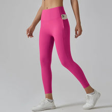 High Waist Casual Exercise Pants with Pocket