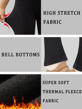 Super Soft High Waist Fleece Flare Leggings