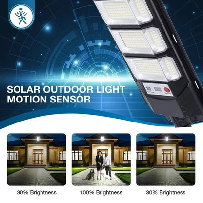2-Pack 540-LED Solar Street Lights with Motion Sensor