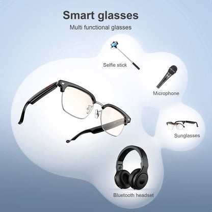 IOWODO E1306 Bluetooth AI Smart Sunglasses