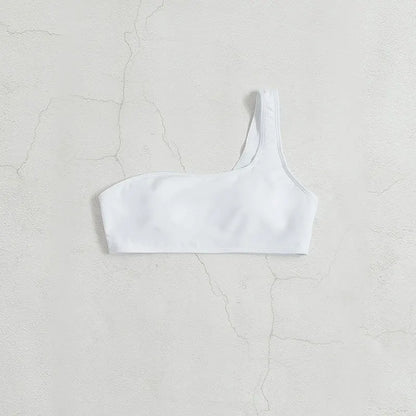 One-Piece Color Contrast Bathing Suit