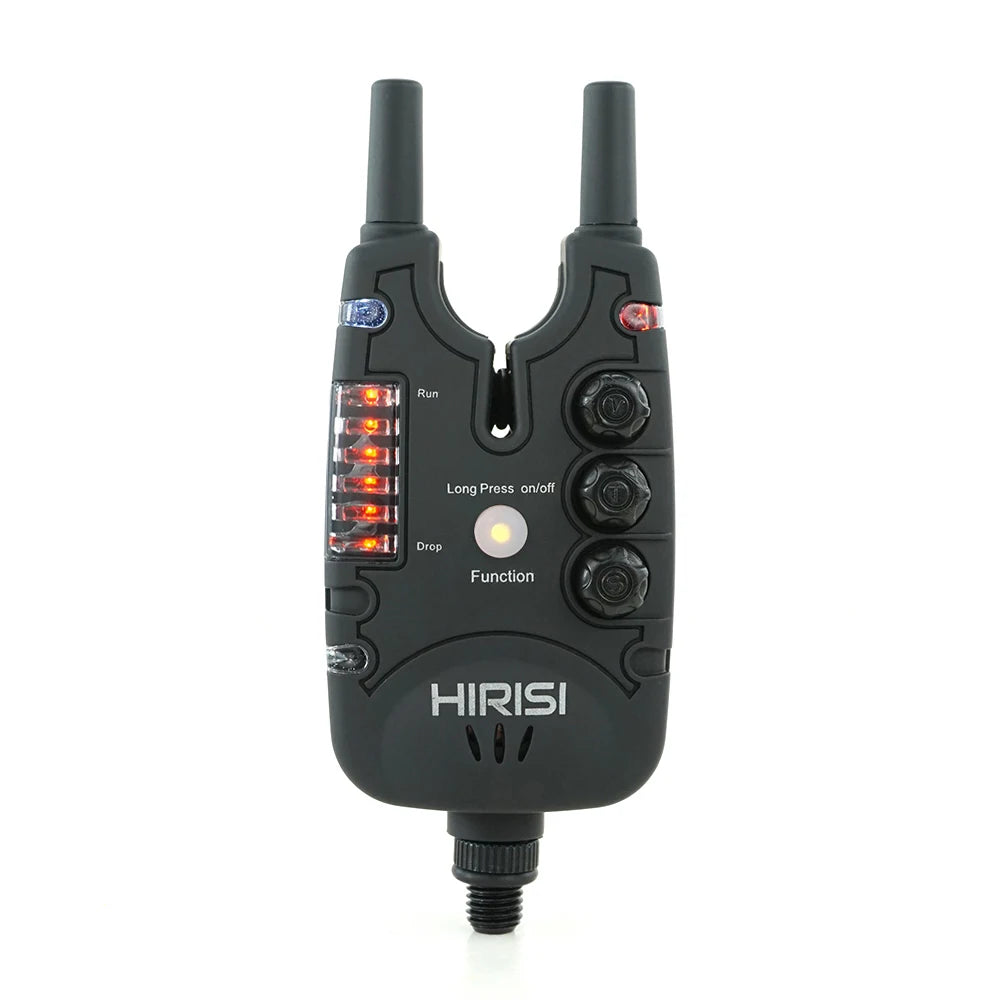 Hirisi Fish Bite Alarm with Adjustable Volume, Tone, Sensitivity & LED Indicator