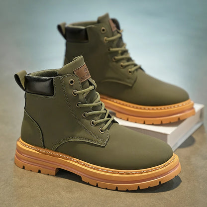 Men's Heavy-Duty High-Top Ankle Boots