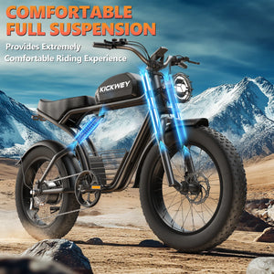 Kickwey K7 1500w 48V 23ah Electric Bike