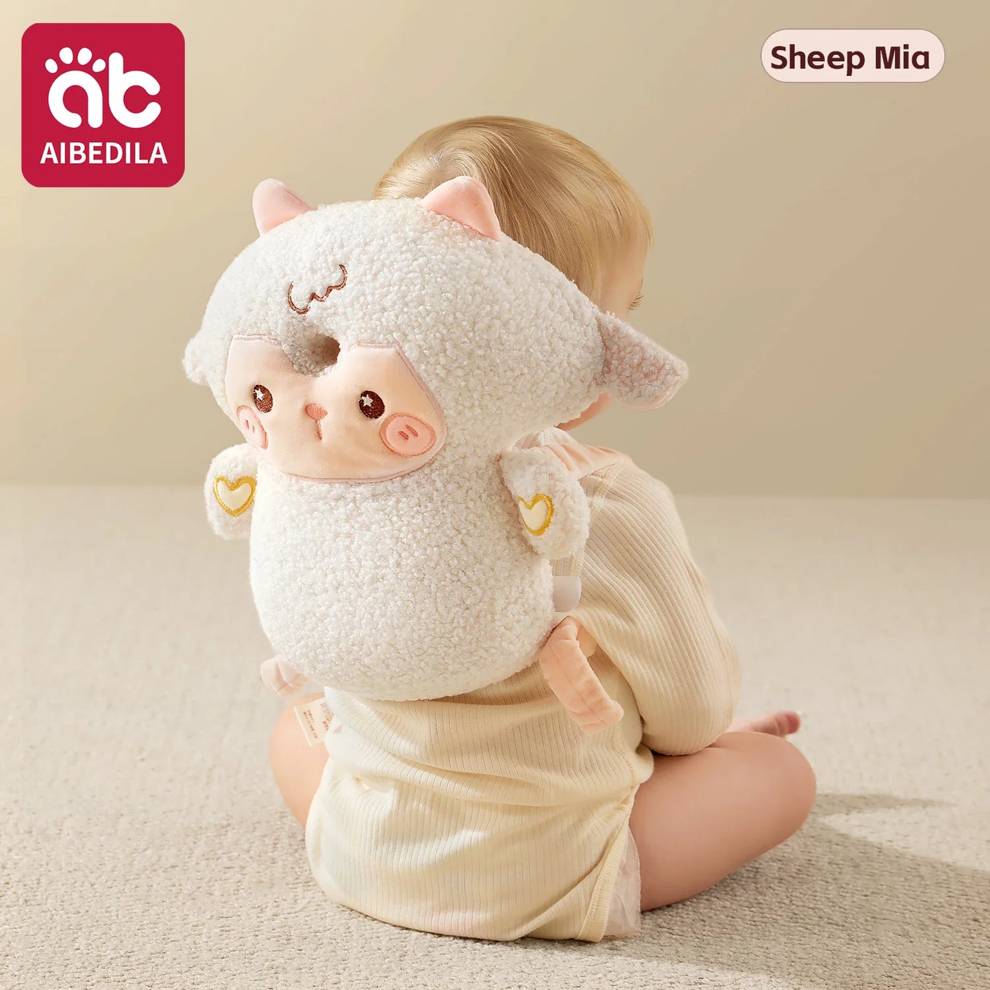 AIBEDILA Triple-sided Baby Head Protector Pillow