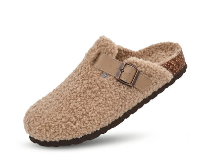 Evshine Winter Women’s Furry Cork Clogs