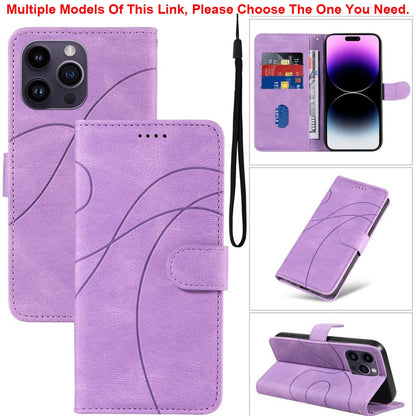 Leather Magnetic Flip Case For iPhone