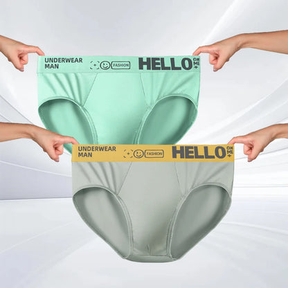 Men's Ice Silk Breathable Quick-Drying Sporty Briefs