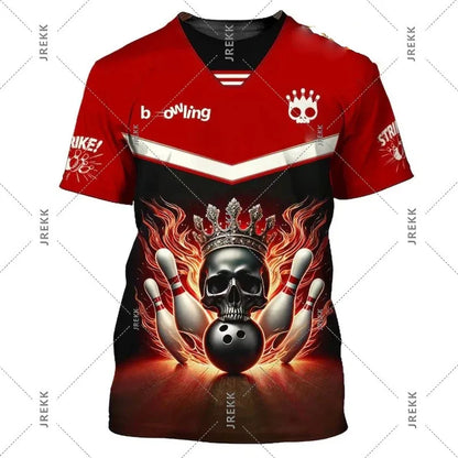 Men's Custom Name Bowling T-Shirt