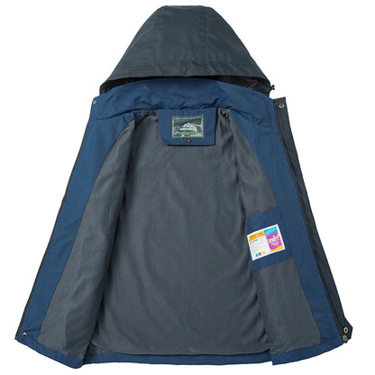 Men's Lightweight Waterproof Rain Jacket 5000mm Windbreaker