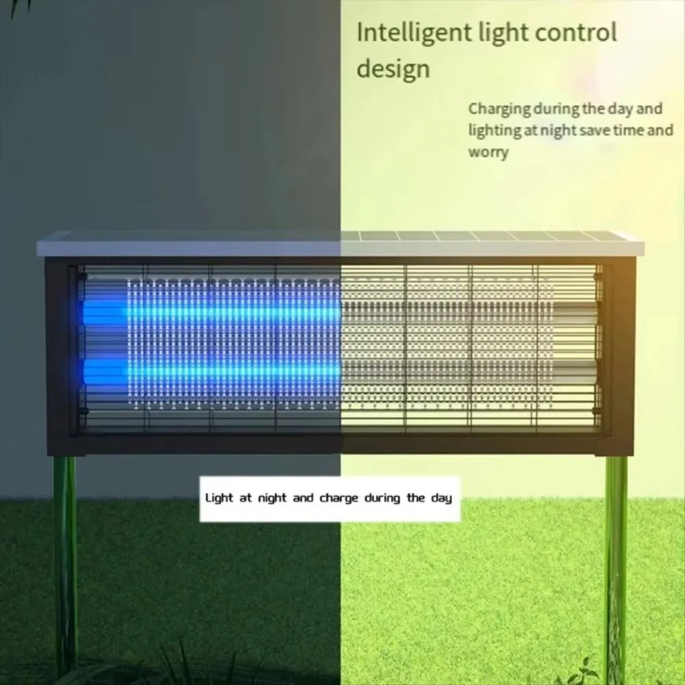 Solar-Powered UV Outdoor Mosquito & Bug Zapper