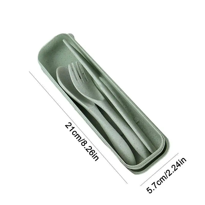 Travel Cutlery Set With Case For Kids