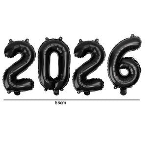 Foil Number New Years Balloon
