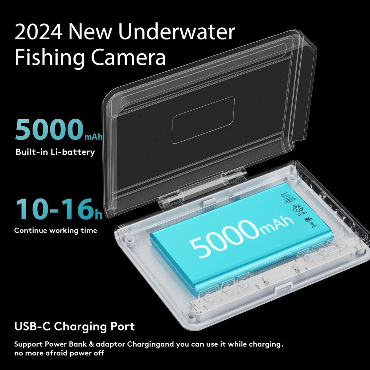 FOURQ Portable 4.3" HD Underwater Fishing Camera & Depth Finder