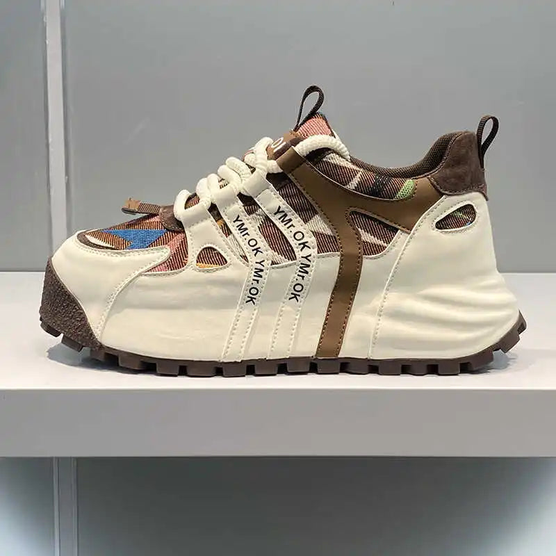 Men's Chunky Platform Casual Sneakers