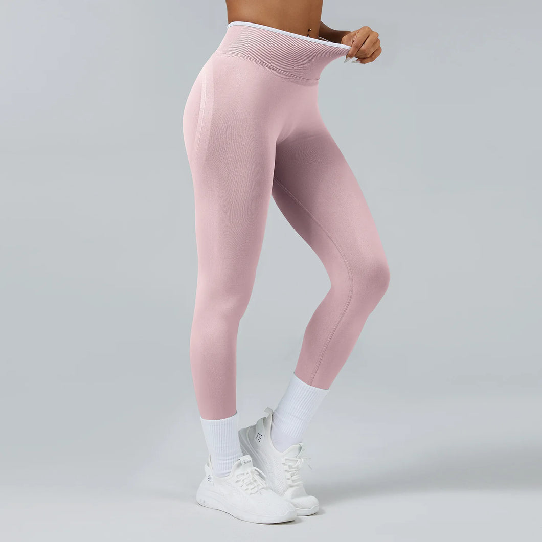 Hip Lifting Seamless Stretchy High Waist Leggings