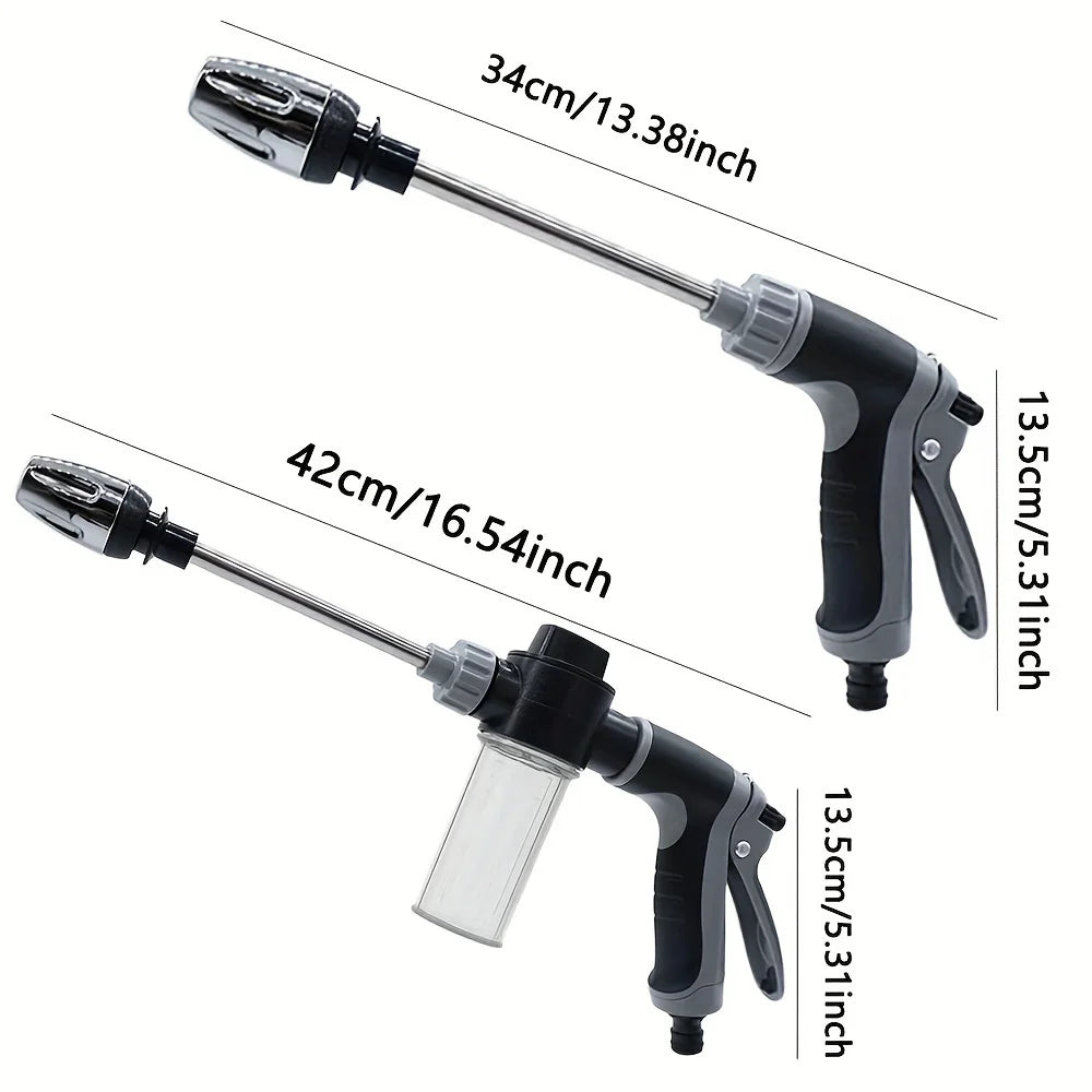 High-Pressure Car Washing Water Gun Spray Nozzle with Foam Cannon