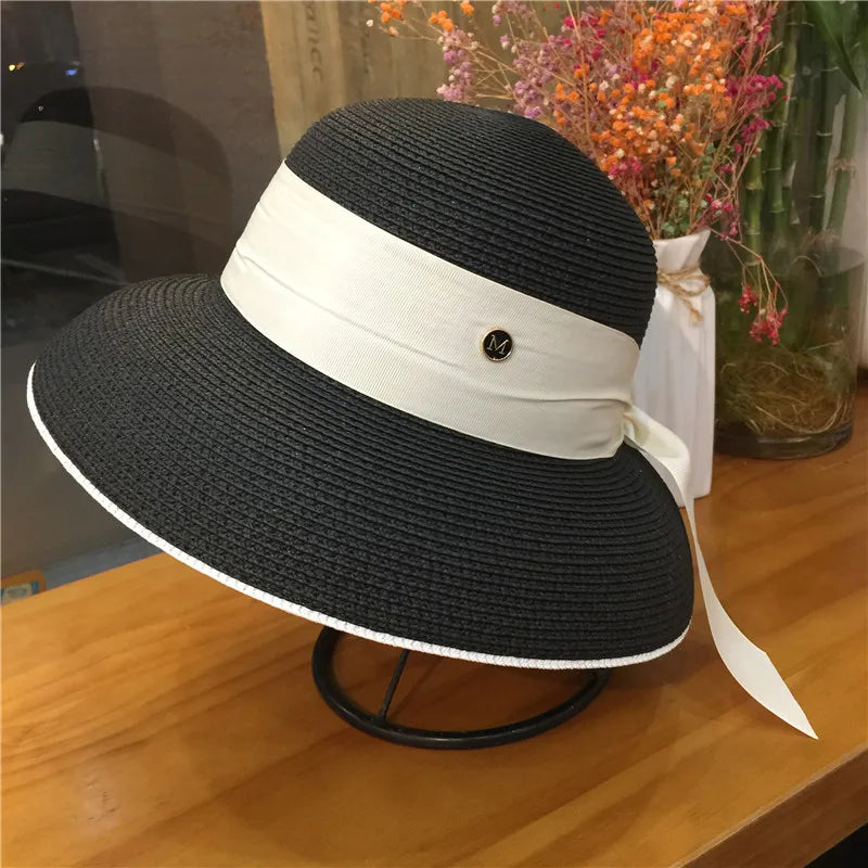 Woolen Rhinestone Solid Color Basin Hat