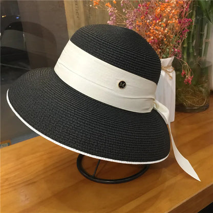 Woolen Rhinestone Solid Color Basin Hat