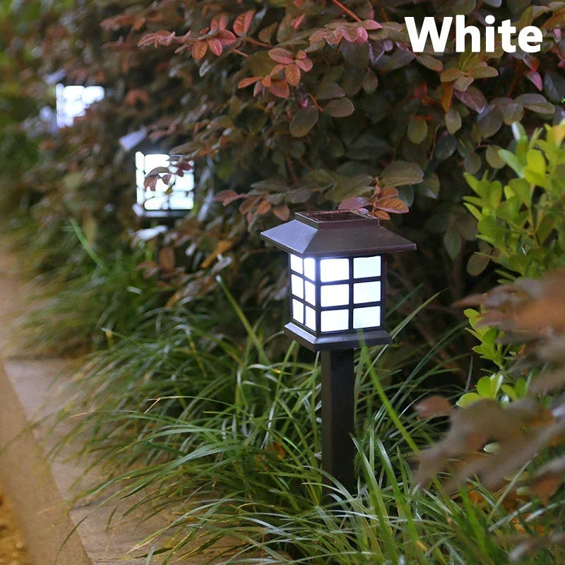 Solar LED Outdoor Pathway & Garden Landscape Lights