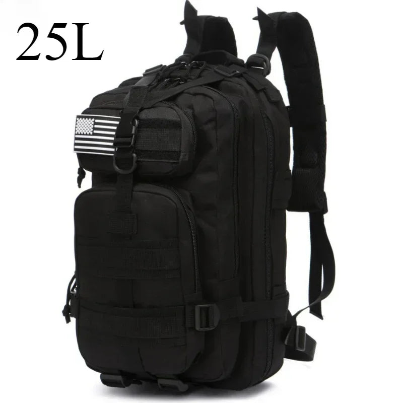 25L/50L Tactical Molle Backpack for Hiking, Camping & Outdoor Travel